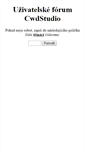 Mobile Screenshot of forum.cwdstudio.com